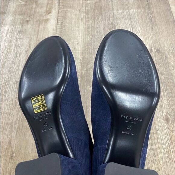 Rag & Bone Drea Boot In Navy Cord - Picture 4 of 4